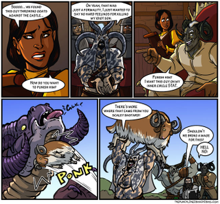 Illustration for article titled Sunday Comics: The Goat HurlerÂ